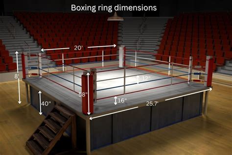 standard boxing rings